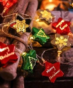 PunitSB All Of It Colorful Christmas Star String Lights