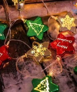 PunitSB All Of It Colorful Christmas Star String Lights