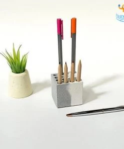 Elite Earth Gurpreet Father's Day Concrete Multi Pen Stand