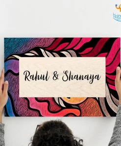 Chitra Chaya Personalized Abstract Name Plate | COD Not Available