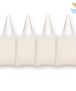 EcoRight Eco-friendly Cotton Tote Bags - Set Of 4