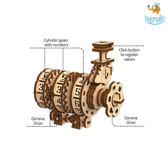 Ugears Counter Mechanical Model