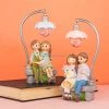 Big Daddy Couple On A Bench Table Lamp New