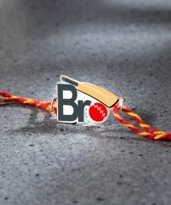 Bigsmall Cricket Rakhi Gift Set