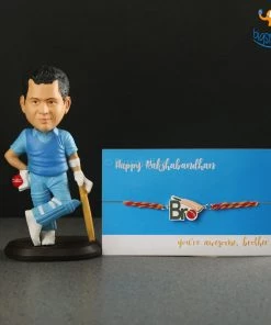 Bigsmall Cricket Rakhi Gift Set