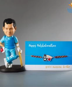 Bigsmall Cricket Rakhi Gift Set