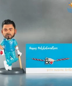 Bigsmall Cricket Rakhi Gift Set