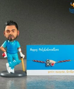 Bigsmall Cricket Rakhi Gift Set