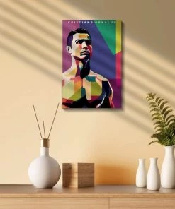 Bigsmall_cc Cristiano Ronaldo WPAP Wall Art