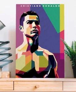Bigsmall_cc Cristiano Ronaldo WPAP Wall Art