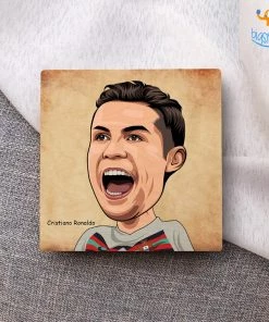 Bigsmall_cc All Of It Cristiano Ronaldo Wooden Coasters