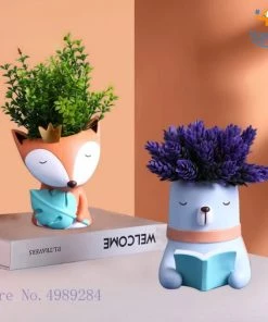 Bigsmall_hmk New Cute Animal Planter