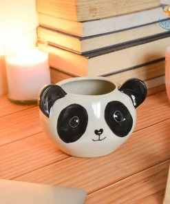 Hollyhock All Of It Panda Planter