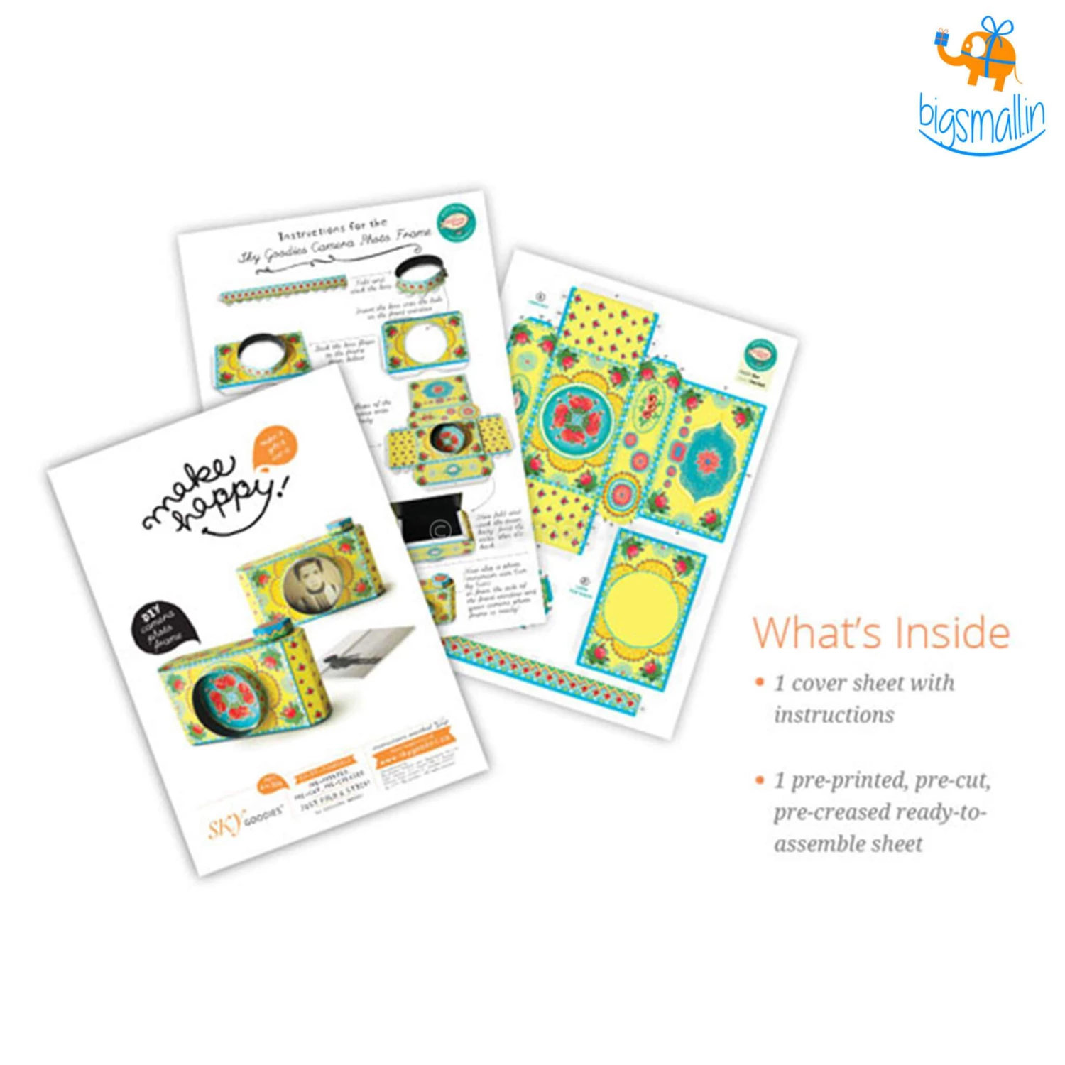 Sky Goodies DIY Camera Photo Frames - Set Of 2