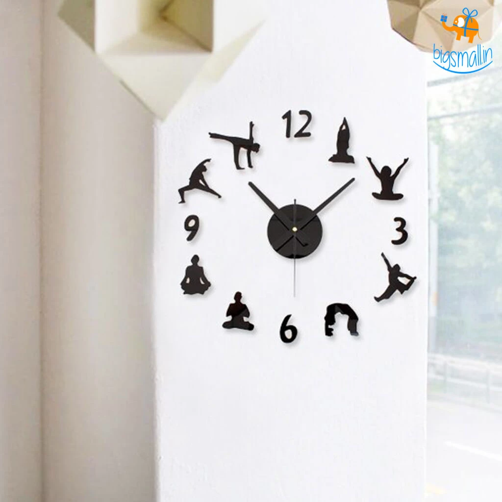AmyLi Father's Day DIY Yoga Clock