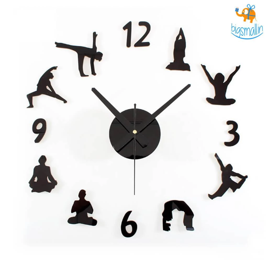 AmyLi Father's Day DIY Yoga Clock