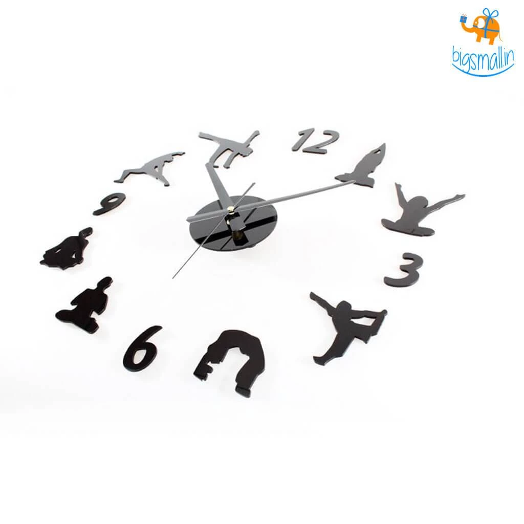 AmyLi Father's Day DIY Yoga Clock