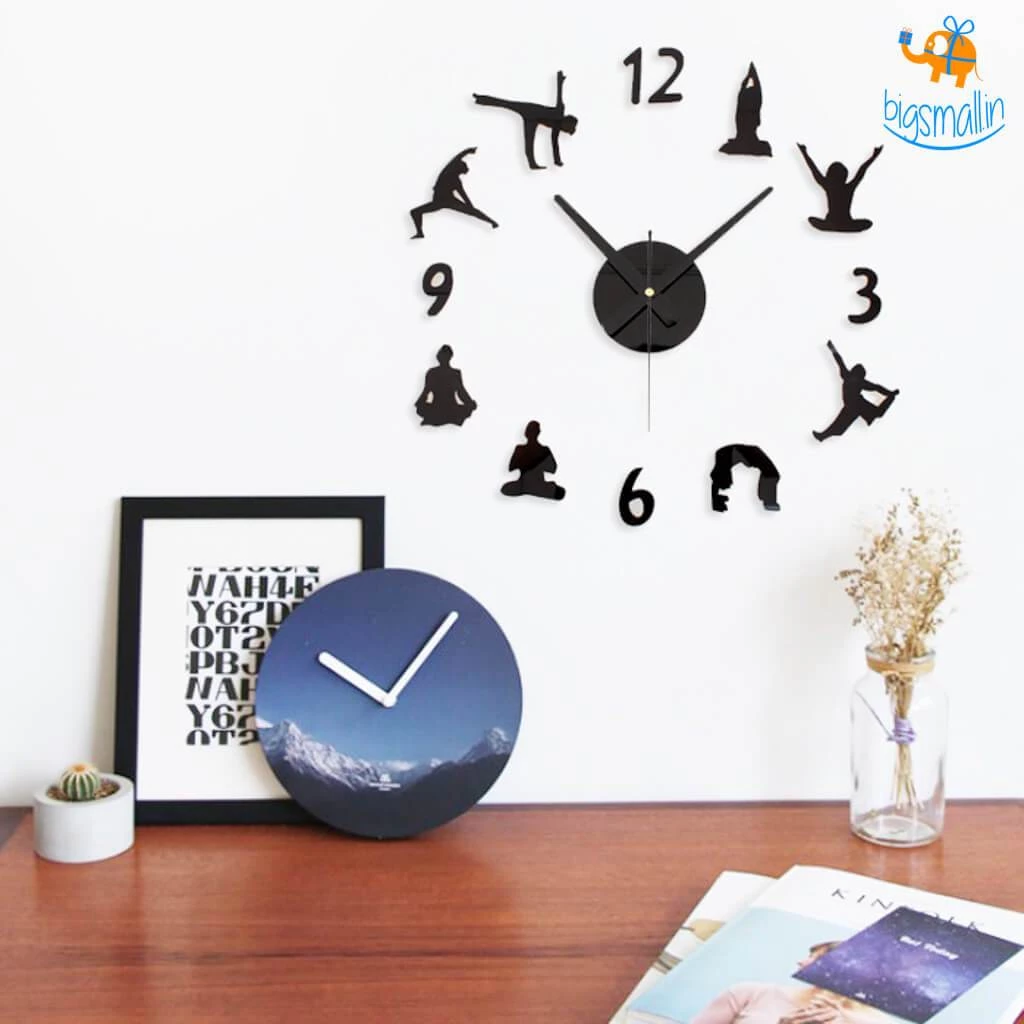 AmyLi Father's Day DIY Yoga Clock