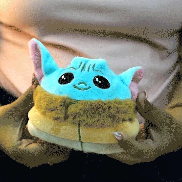 Big Daddy Baby Yoda Mood Reversible Plush Toy All Of It