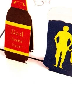 VinnyC Daddy Beer Pop Up Card