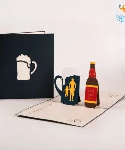VinnyC Daddy Beer Pop Up Card
