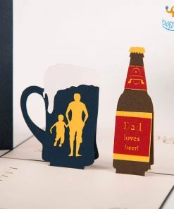 VinnyC Daddy Beer Pop Up Card