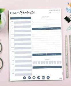 Adra Sale Fitness Planner Tear-Off Pad