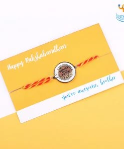 Bigsmall Coffee Bro Rakhi Gift Set - 3 Pc