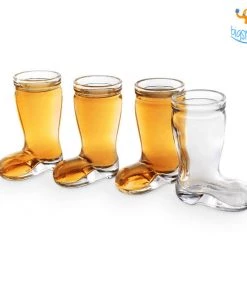 Akshay Mumbai Importer Boot Shot Glasses - Set Of 4 All Of It