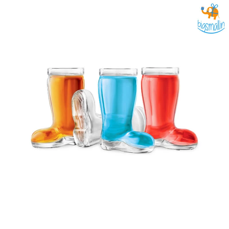 Akshay Mumbai Importer Boot Shot Glasses - Set Of 4 All Of It