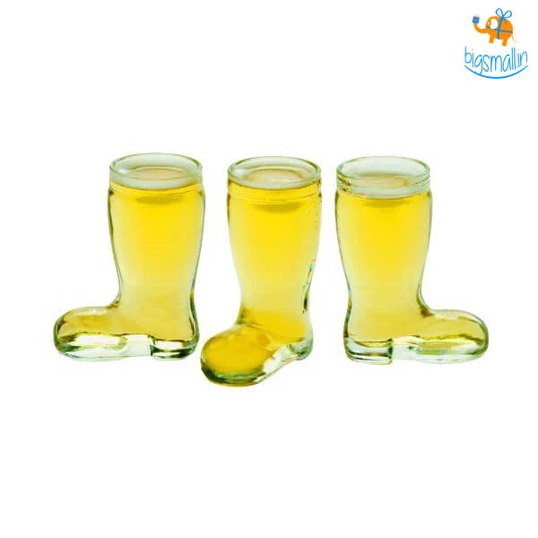 Akshay Mumbai Importer Boot Shot Glasses - Set Of 4 All Of It