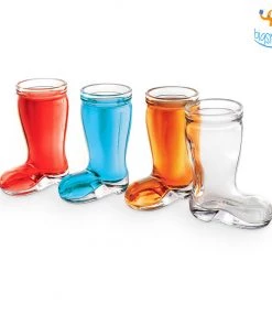 Akshay Mumbai Importer Boot Shot Glasses - Set Of 4 All Of It