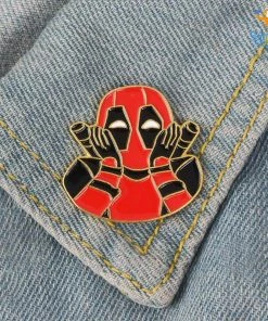 AmyLi Deadpool Metallic Lapel Pins