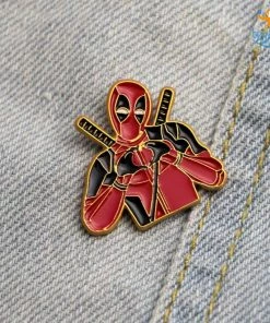 AmyLi Deadpool Metallic Lapel Pins