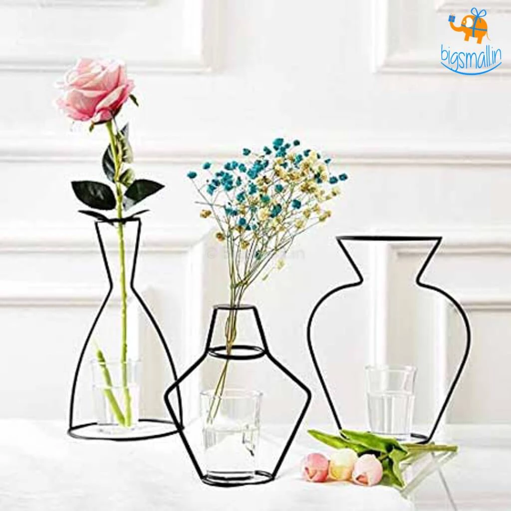 Stybuzz Modern Art Flower Vase - Set Of 3 All Of It