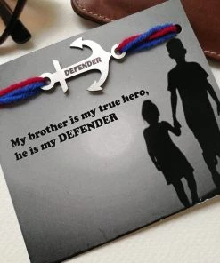DesignWesign Defender Bro Rakhi Keychain All Of It