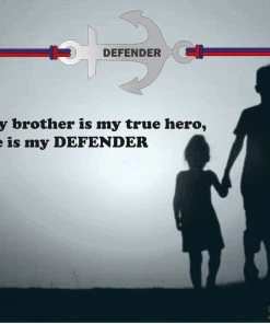 DesignWesign Defender Bro Rakhi Keychain All Of It