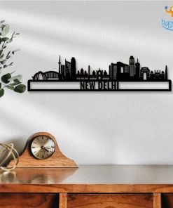 Bigsmall_cc All Of It Delhi Skyline Wall Hanging