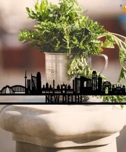 Bigsmall_cc All Of It Delhi Skyline Wall Hanging