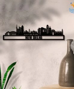 Bigsmall_cc All Of It Delhi Skyline Wall Hanging