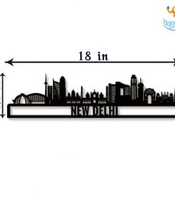 Bigsmall_cc All Of It Delhi Skyline Wall Hanging