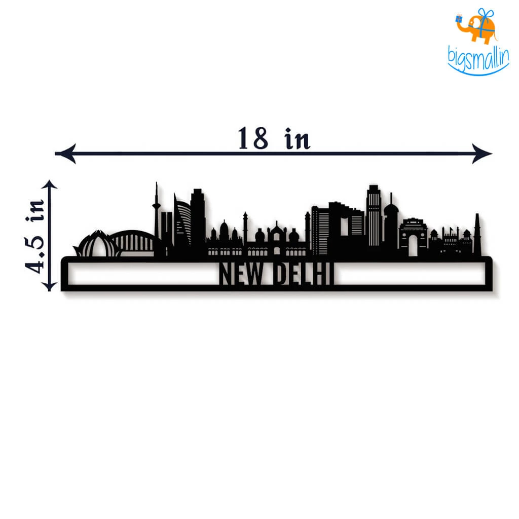 Bigsmall_cc All Of It Delhi Skyline Wall Hanging