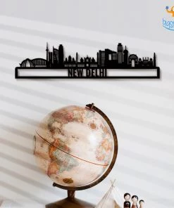Bigsmall_cc All Of It Delhi Skyline Wall Hanging