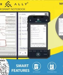 Cuir Ally Erasable + Reusable Dexter Smart Notebook