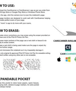 Cuir Ally Erasable + Reusable Dexter Smart Notebook