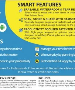 Cuir Ally Erasable + Reusable Dexter Smart Notebook