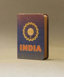 Mooch Design Studio Team India A6 Notebook With Elastic - Cricket All Of It