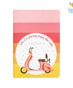 Bigsmall_piu Life Is A Journey Ruled Notebook