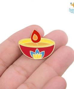 Bigsmall_piu Diwali Lapel Pin