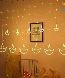 Coral Tree All Of It Diya Curtain LED Lights